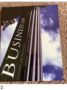 Funeral Director’s textbook : Business Law Textbook - Blue & Black Cover